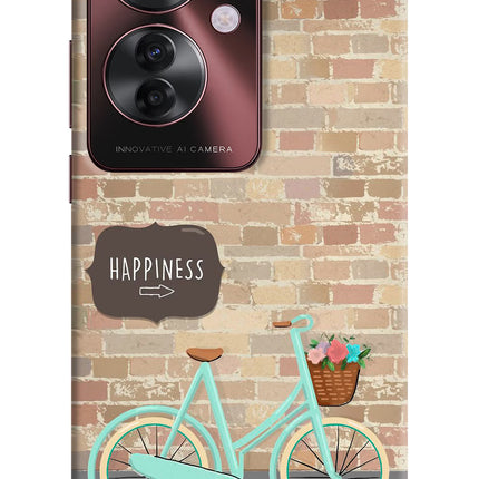 Happiness Artwork Oppo F25 Pro 5G Hard Case Back Cover by Casekaro