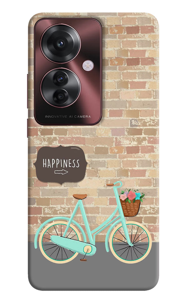 Happiness Artwork Oppo F25 Pro 5G Hard Case Back Cover by Casekaro