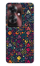 Geometric Abstract Oppo F25 Pro 5G Hard Case Back Cover by Casekaro