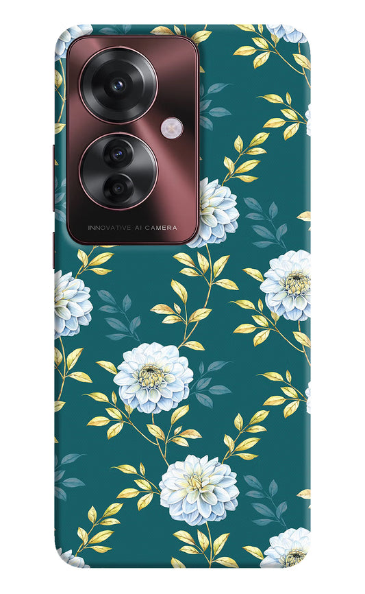 Flowers Oppo F25 Pro 5G Hard Case Back Cover by Casekaro