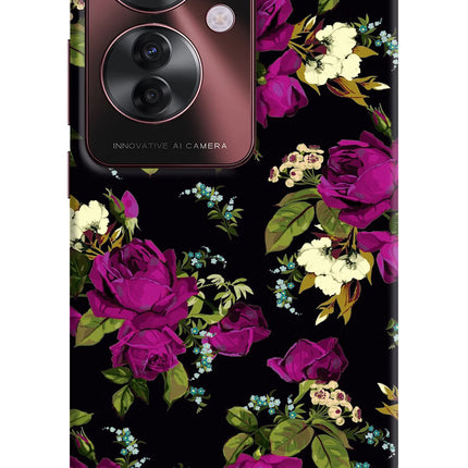 Flowers Oppo F25 Pro 5G Hard Case Back Cover by Casekaro