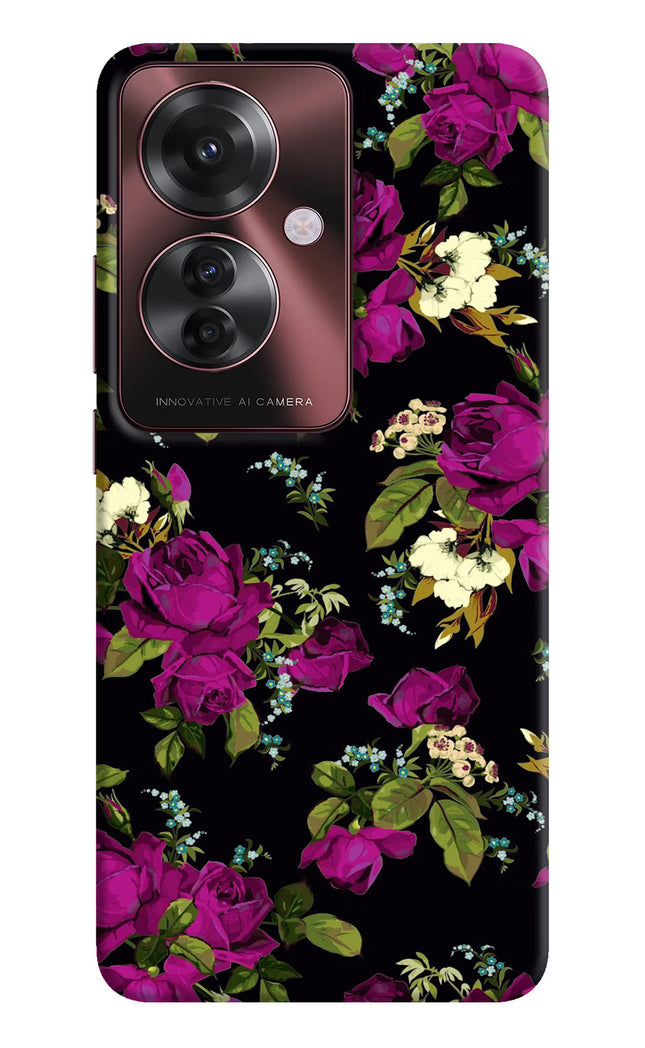 Flowers Oppo F25 Pro 5G Hard Case Back Cover by Casekaro