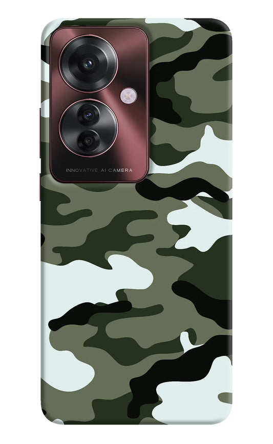 Camouflage Oppo F25 Pro 5G Hard Case Back Cover by Casekaro