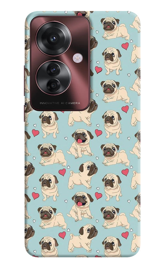Pug Dog Oppo F25 Pro 5G Hard Case Back Cover by Casekaro