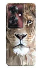 Lion Art Oppo F25 Pro 5G Hard Case Back Cover by Casekaro