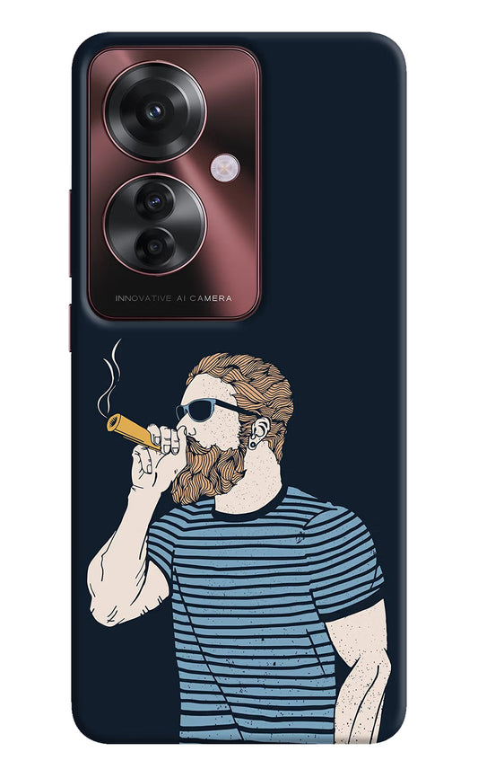 Smoking Oppo F25 Pro 5G Hard Case Back Cover by Casekaro