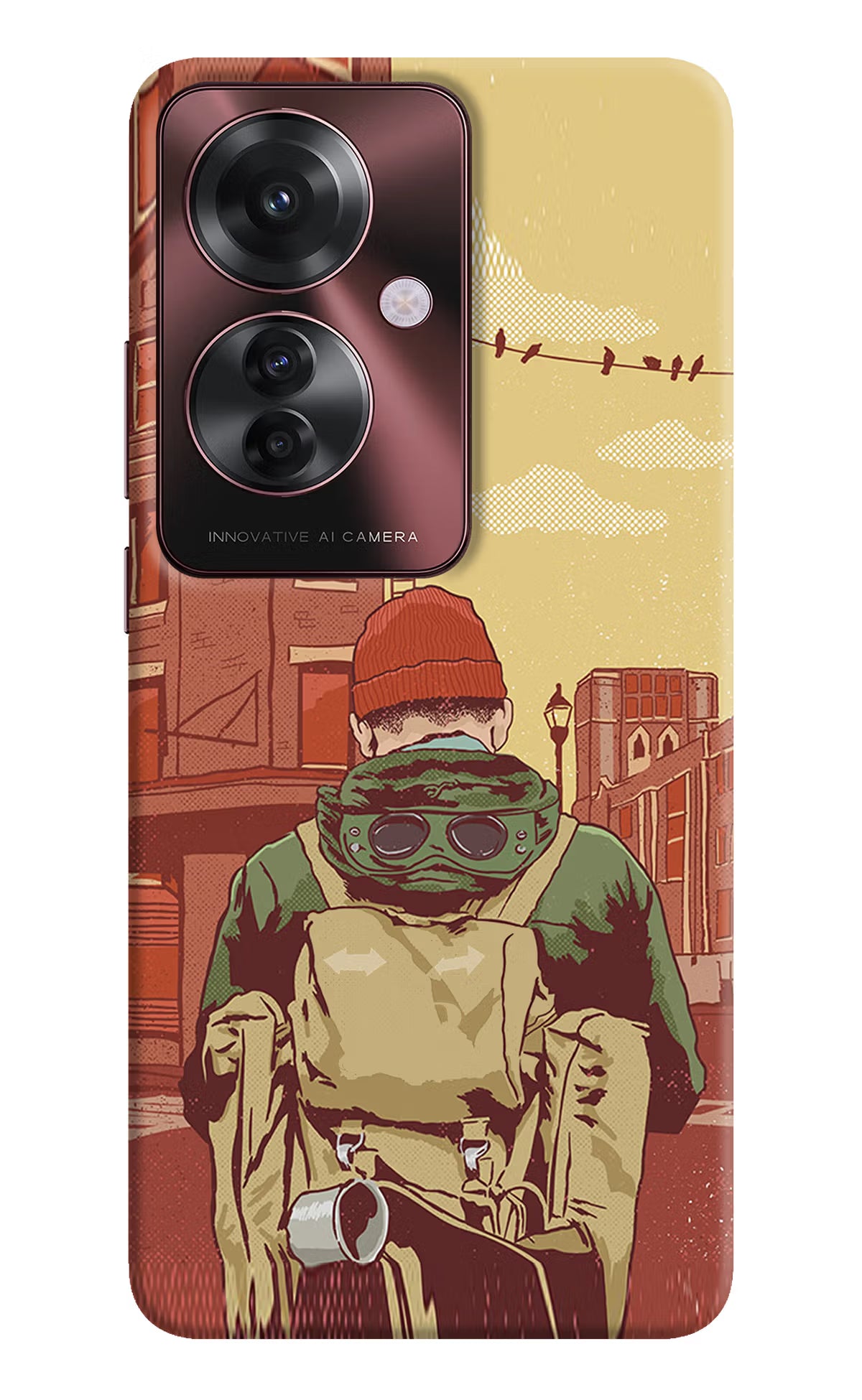 Adventurous Oppo F25 Pro 5G Hard Case Back Cover by Casekaro