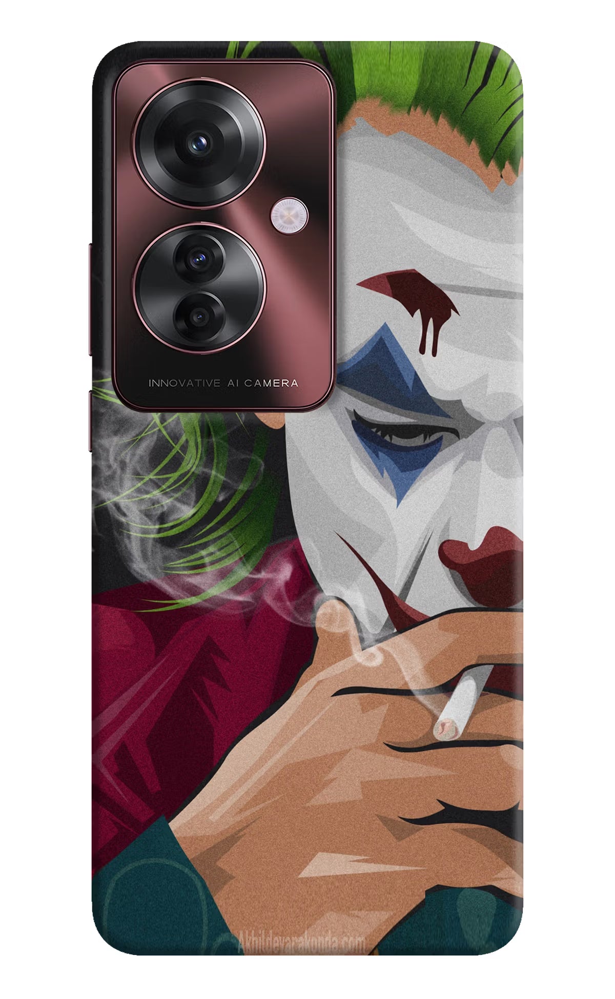 Joker Smoking Oppo F25 Pro 5G Hard Case Back Cover by Casekaro