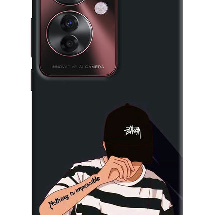 Aesthetic Boy Oppo F25 Pro 5G Hard Case Back Cover by Casekaro