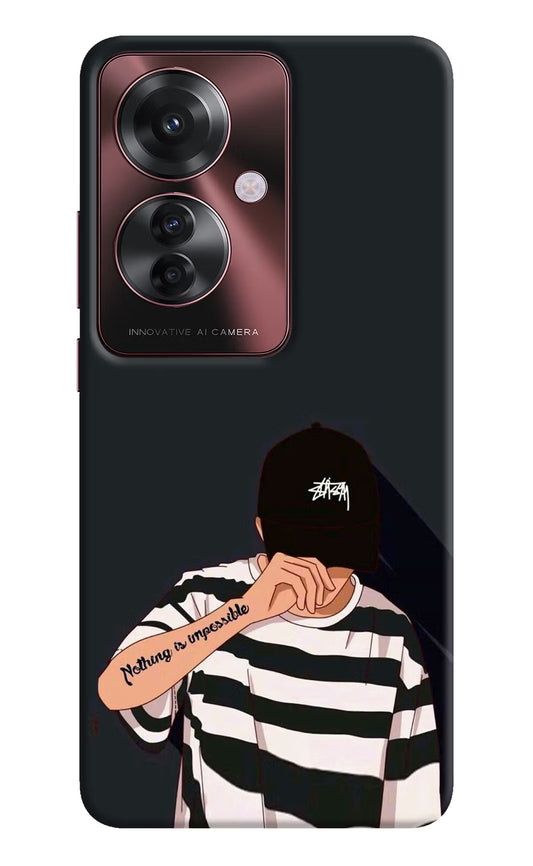 Aesthetic Boy Oppo F25 Pro 5G Hard Case Back Cover by Casekaro