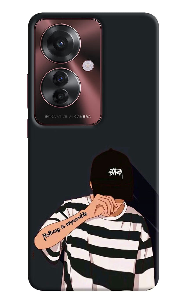 Aesthetic Boy Oppo F25 Pro 5G Hard Case Back Cover by Casekaro