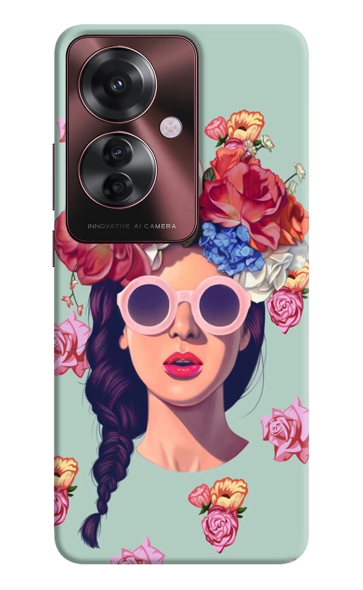 Pretty Girl Oppo F25 Pro 5G Hard Case Back Cover by Casekaro