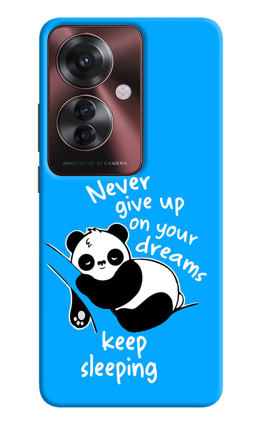 Keep Sleeping Oppo F25 Pro 5G Hard Case Back Cover by Casekaro
