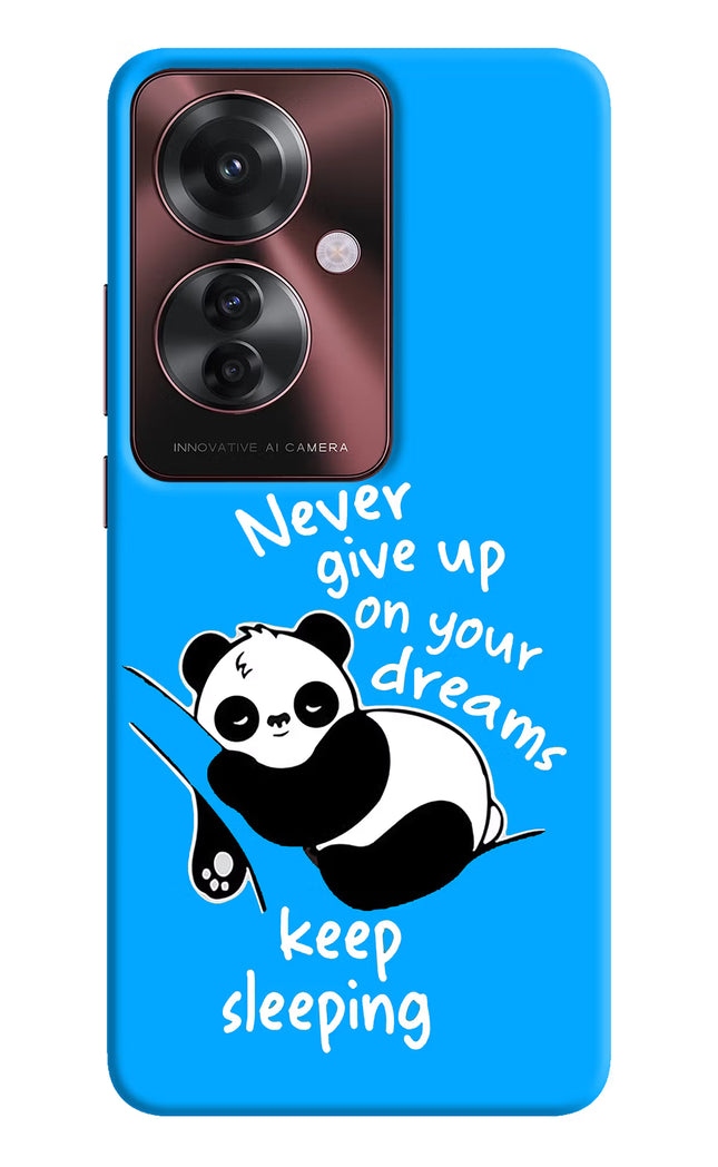 Keep Sleeping Oppo F25 Pro 5G Hard Case Back Cover by Casekaro