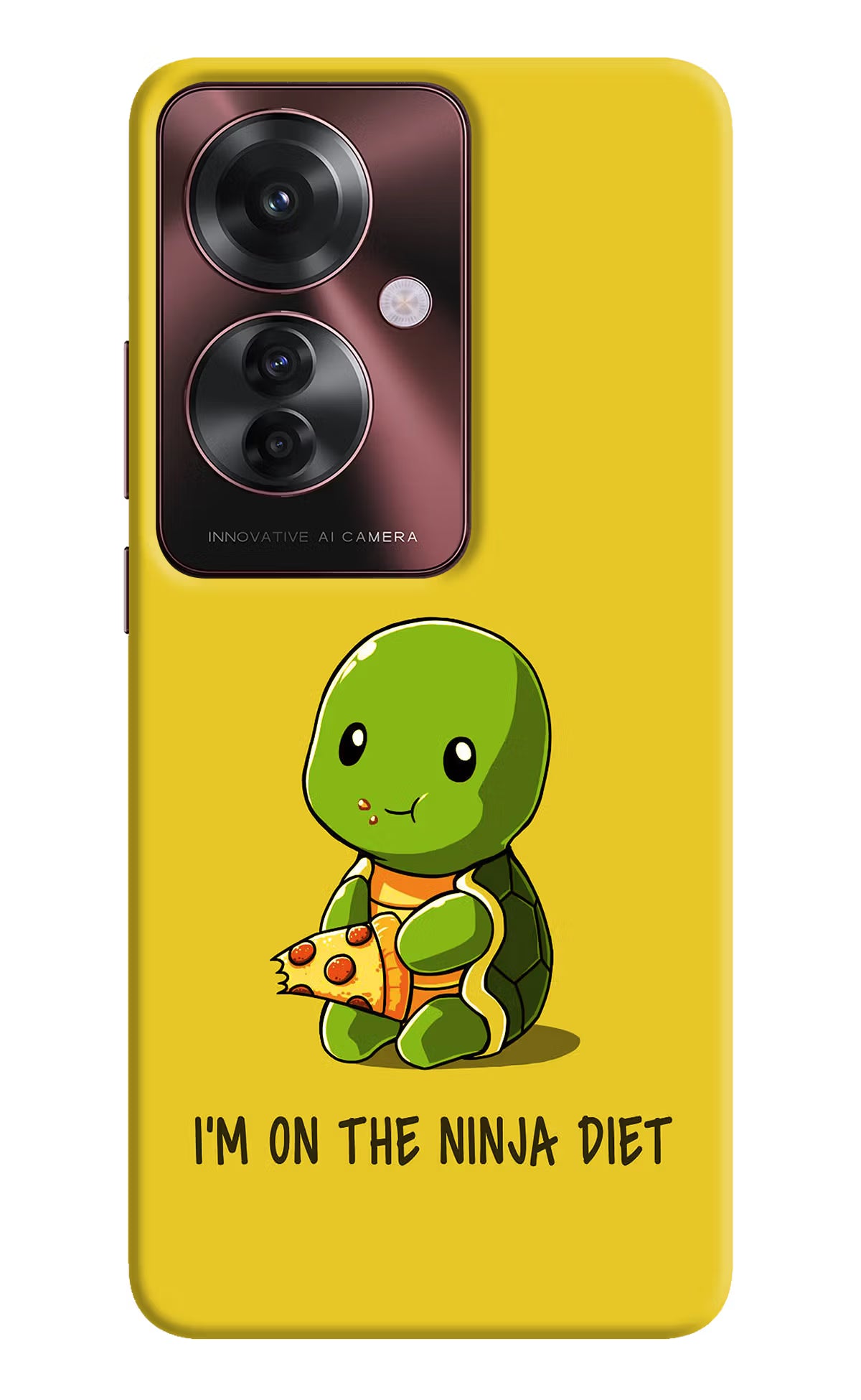I'm on Ninja Diet Oppo F25 Pro 5G Hard Case Back Cover by Casekaro