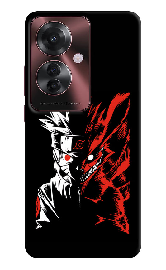 Naruto Two Face Oppo F25 Pro 5G Hard Case Back Cover by Casekaro