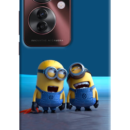 Minion Laughing Oppo F25 Pro 5G Hard Case Back Cover by Casekaro