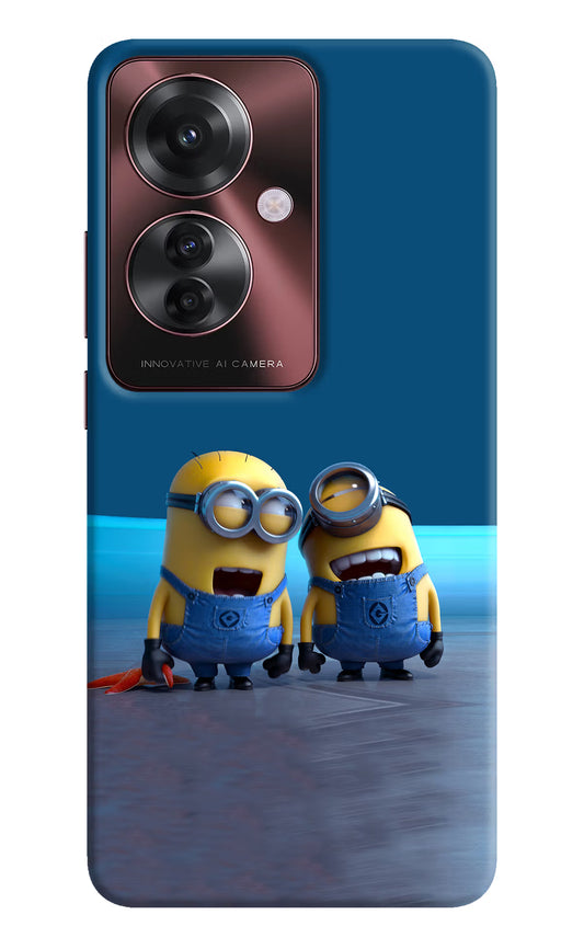 Minion Laughing Oppo F25 Pro 5G Hard Case Back Cover by Casekaro