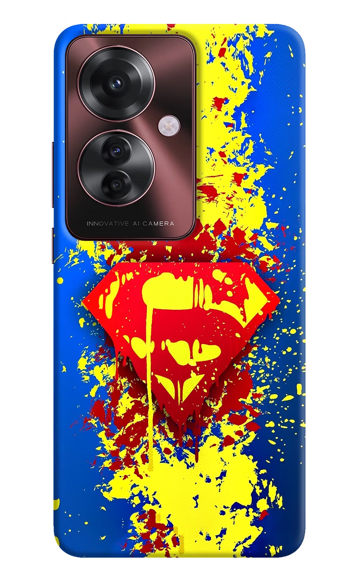 Superman logo Oppo F25 Pro 5G Hard Case Back Cover by Casekaro