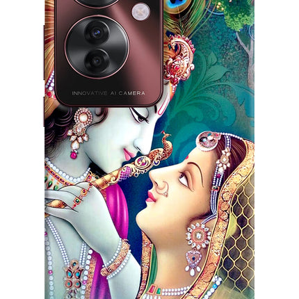 Lord Radha Krishna Oppo F25 Pro 5G Hard Case Back Cover by Casekaro