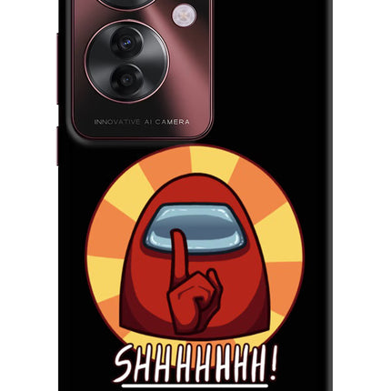 Among Us Shhh! Oppo F25 Pro 5G Hard Case Back Cover by Casekaro