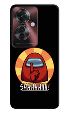 Among Us Shhh! Oppo F25 Pro 5G Hard Case Back Cover by Casekaro