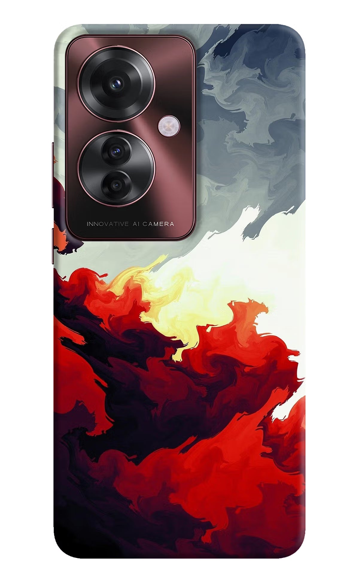 Fire Cloud Oppo F25 Pro 5G Hard Case Back Cover by Casekaro