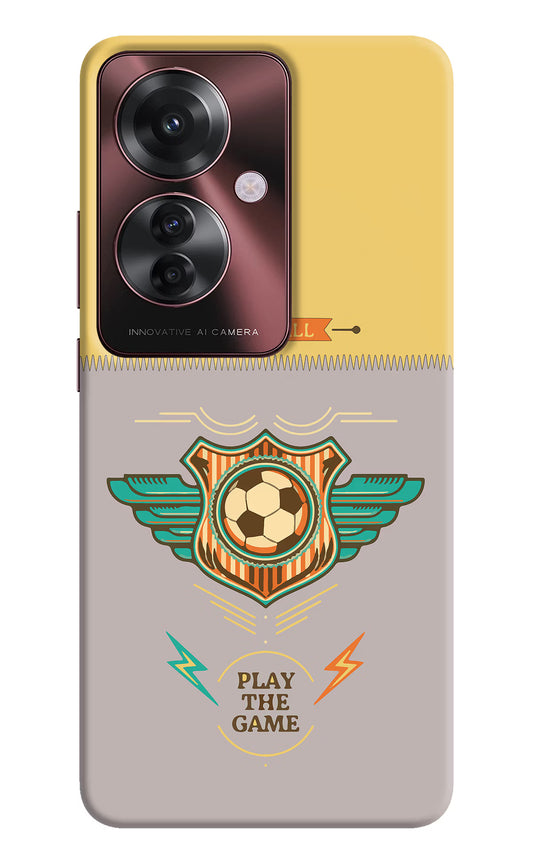 Football Oppo F25 Pro 5G Hard Case Back Cover by Casekaro