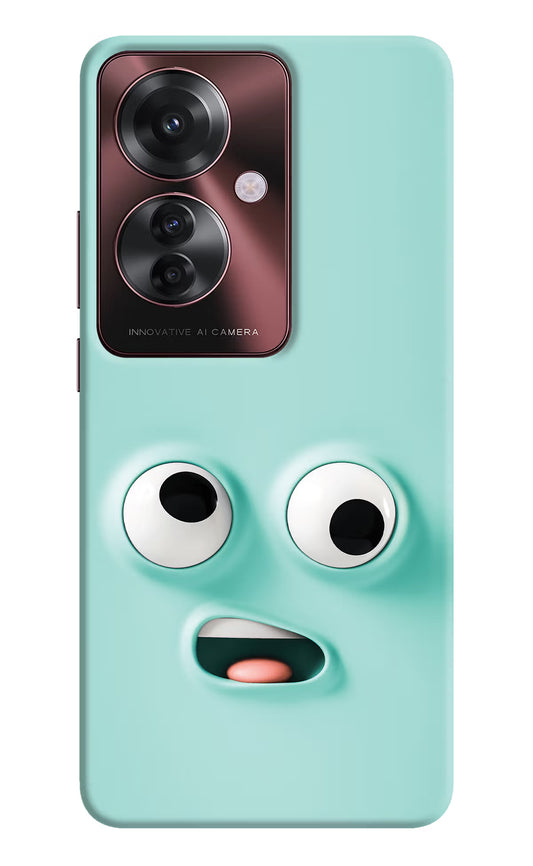 Funny Cartoon Oppo F25 Pro 5G Hard Case Back Cover by Casekaro