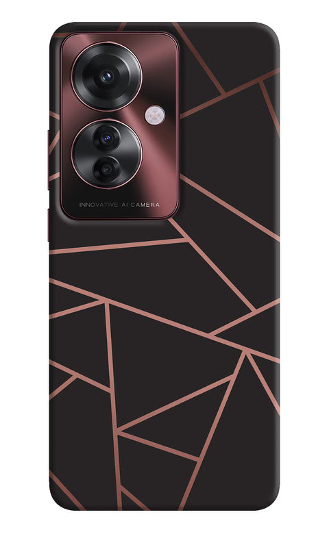 Geometric Pattern Oppo F25 Pro 5G Back Cover