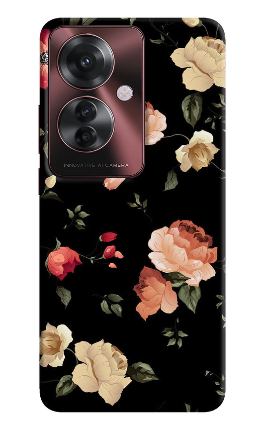 Flowers Oppo F25 Pro 5G Hard Case Back Cover by Casekaro