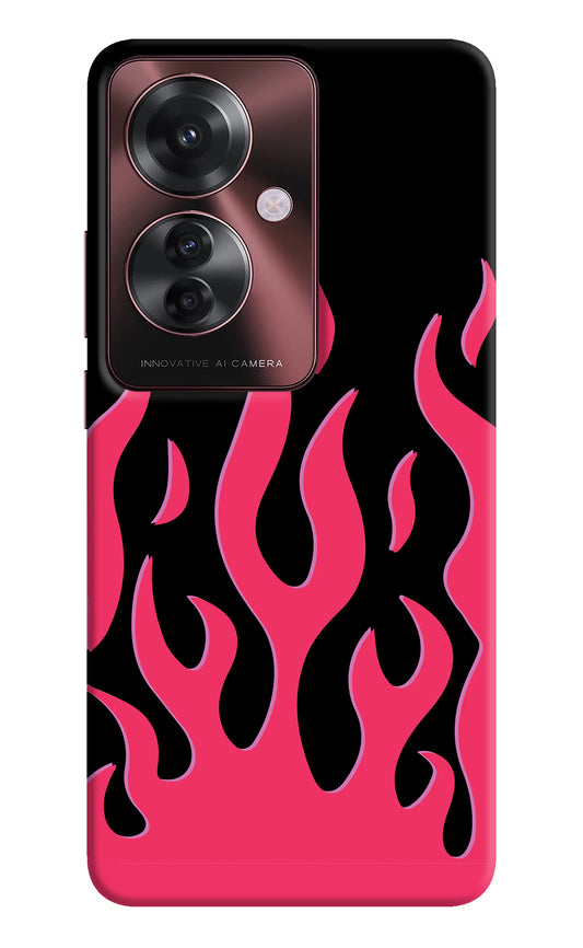 Fire Flames Oppo F25 Pro 5G Hard Case Back Cover by Casekaro