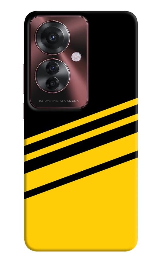 Yellow Shades Oppo F25 Pro 5G Hard Case Back Cover by Casekaro