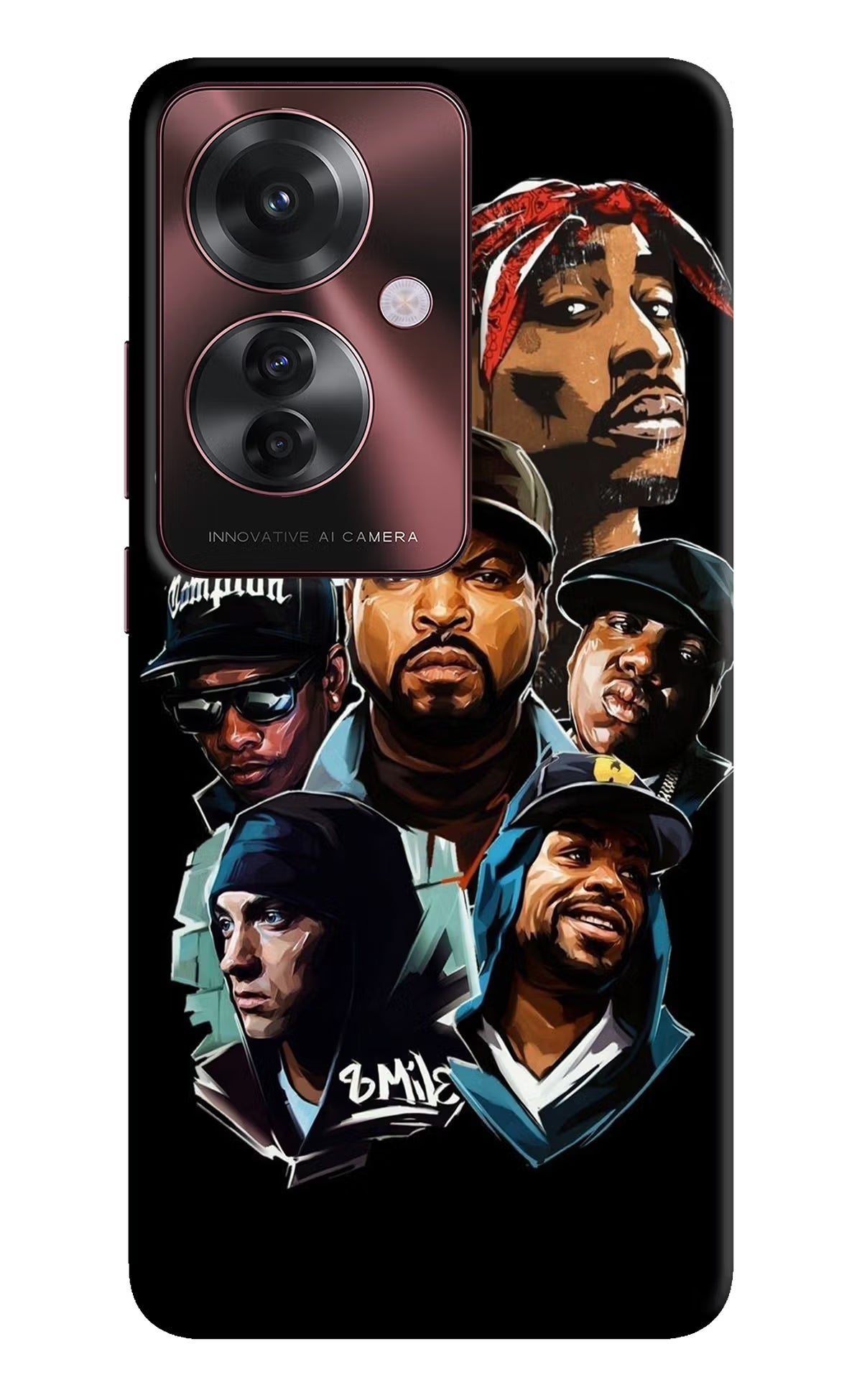 Rappers Oppo F25 Pro 5G Hard Case Back Cover by Casekaro