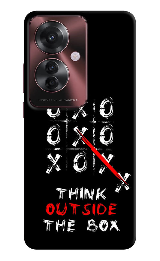 Think out of the BOX Oppo F25 Pro 5G Hard Case Back Cover by Casekaro