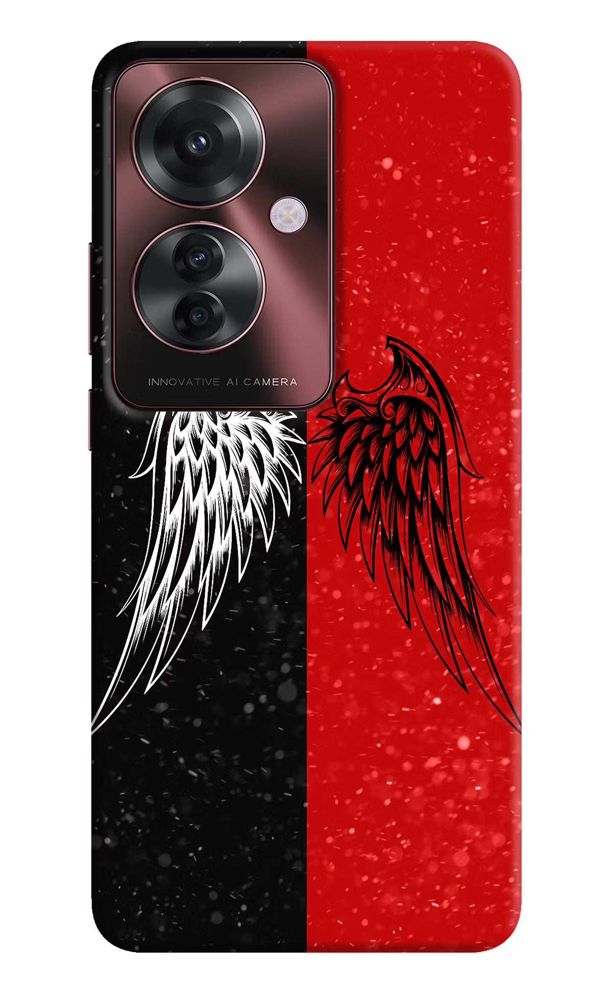 Wings Oppo F25 Pro 5G Hard Case Back Cover by Casekaro