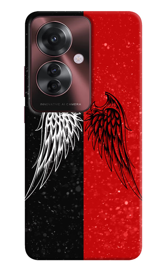 Wings Oppo F25 Pro 5G Hard Case Back Cover by Casekaro