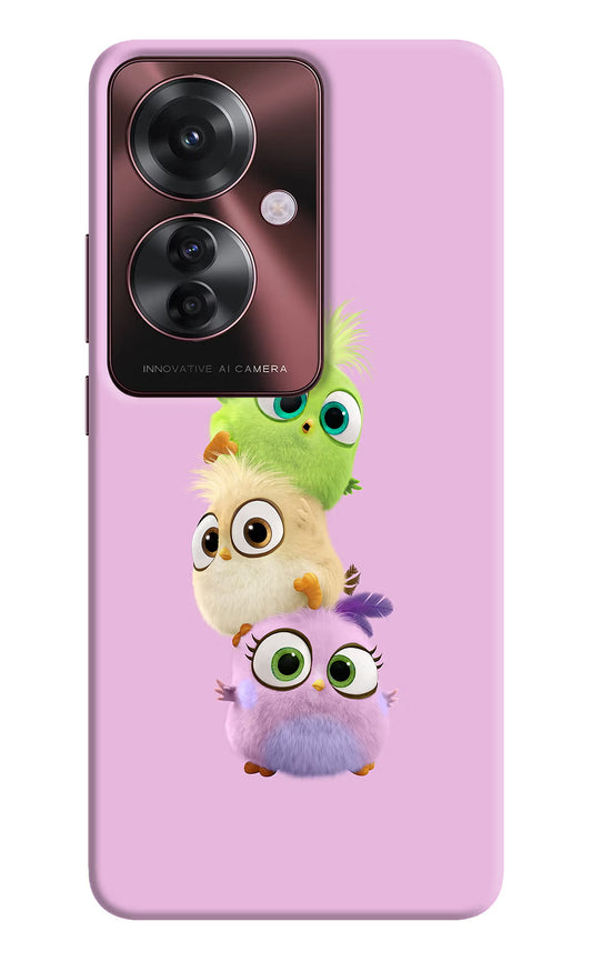 Cute Little Birds Oppo F25 Pro 5G Hard Case Back Cover by Casekaro
