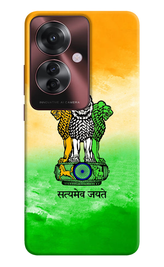 Satyamev Jayate Flag Oppo F25 Pro 5G Hard Case Back Cover by Casekaro