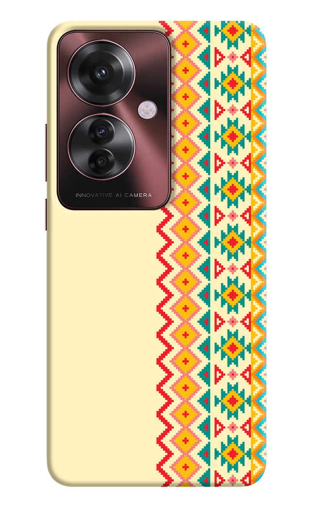 Ethnic Seamless Oppo F25 Pro 5G Hard Case Back Cover by Casekaro