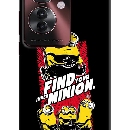 Find your inner Minion Oppo F25 Pro 5G Hard Case Back Cover by Casekaro