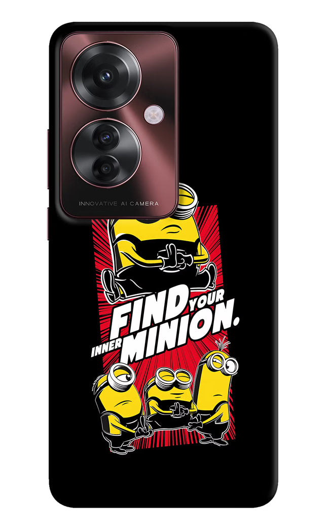 Find your inner Minion Oppo F25 Pro 5G Hard Case Back Cover by Casekaro