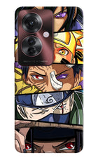 Naruto Character Oppo F25 Pro 5G Hard Case Back Cover by Casekaro