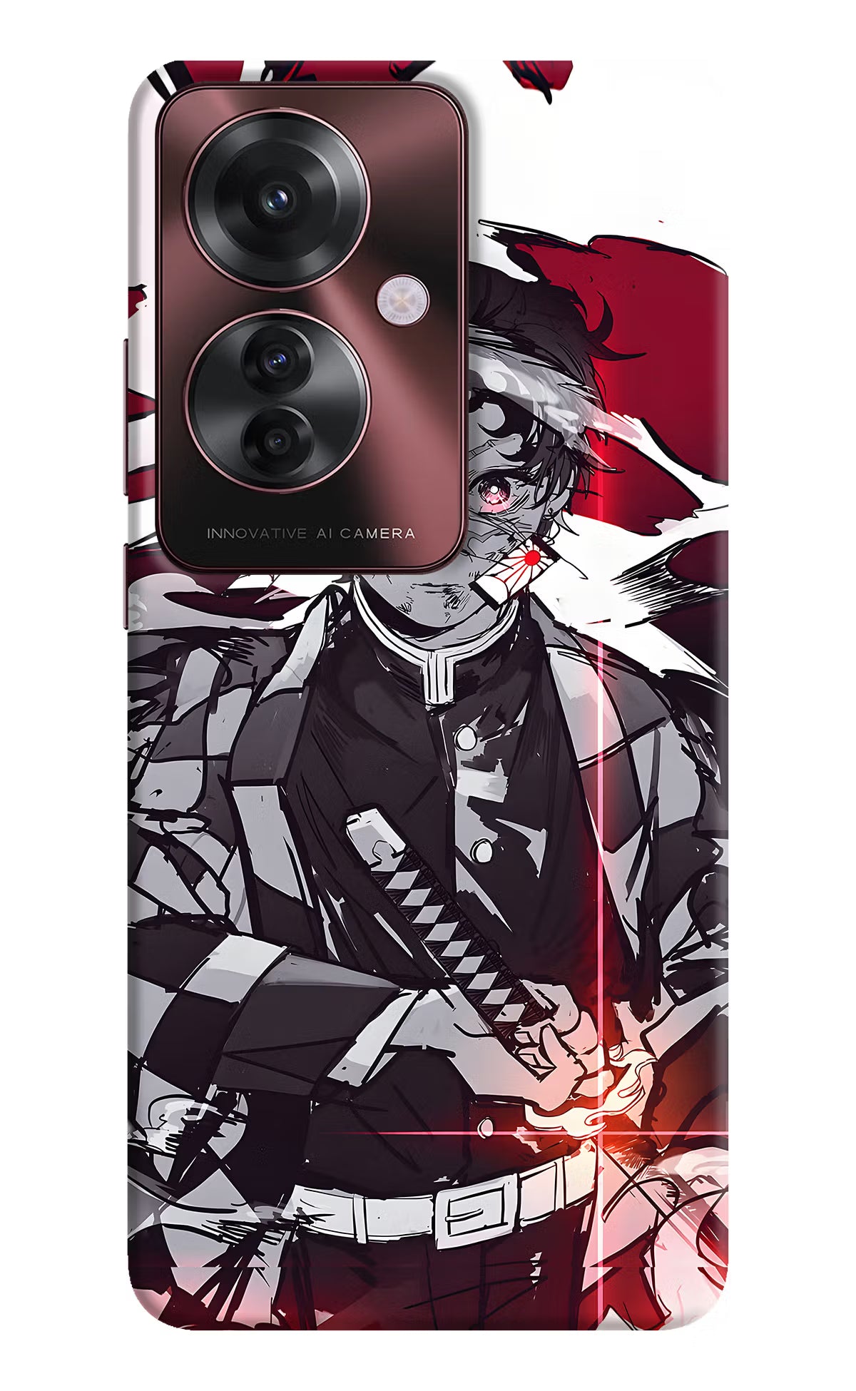Demon Slayer Oppo F25 Pro 5G Hard Case Back Cover by Casekaro