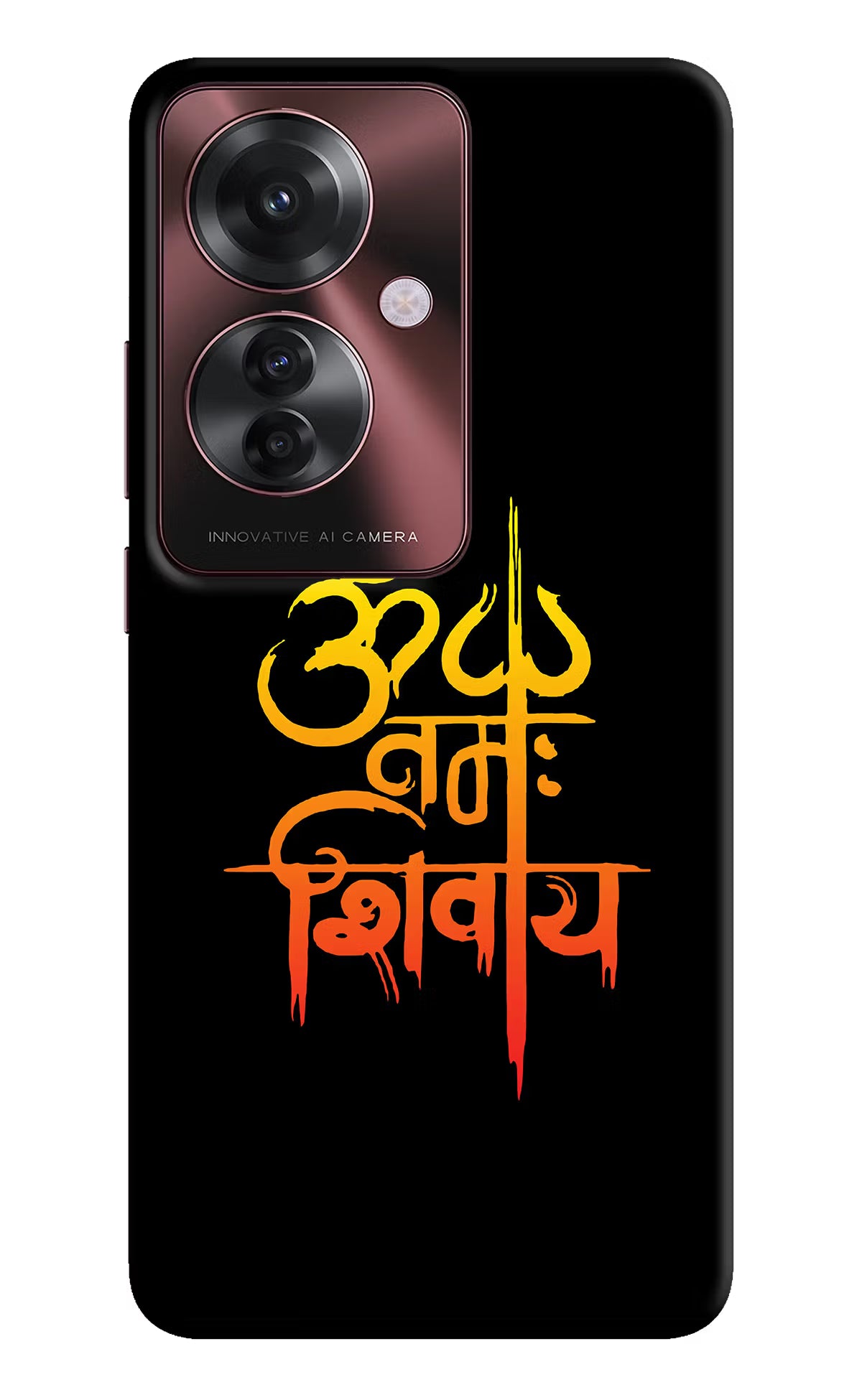 Om Namah Shivay Oppo F25 Pro 5G Hard Case Back Cover by Casekaro