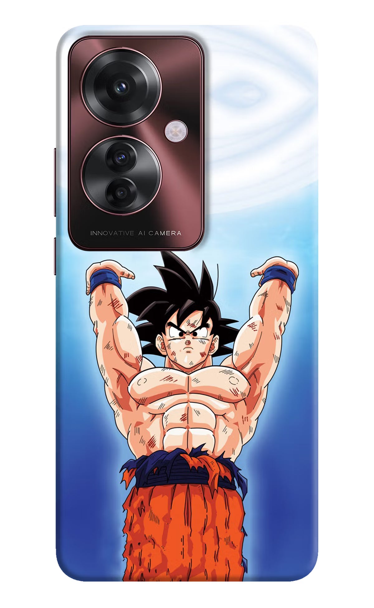 Goku Power Oppo F25 Pro 5G Hard Case Back Cover by Casekaro