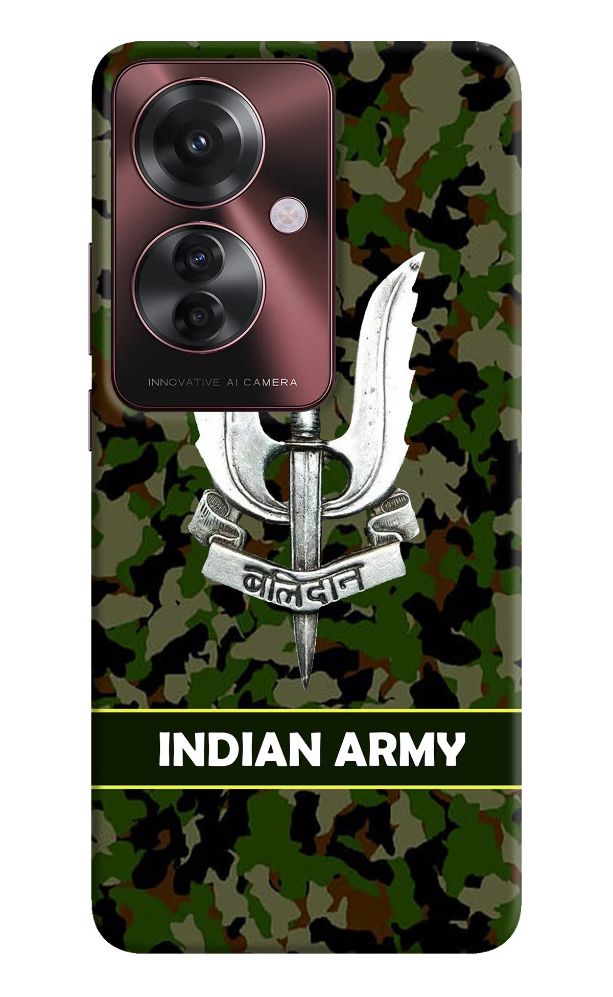 Balidan Indian Logo Oppo F25 Pro 5G Hard Case Back Cover by Casekaro