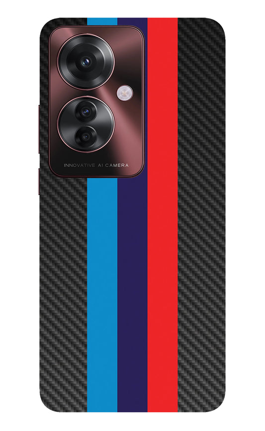 BMW Stripes Pattern Oppo F25 Pro 5G Back Cover