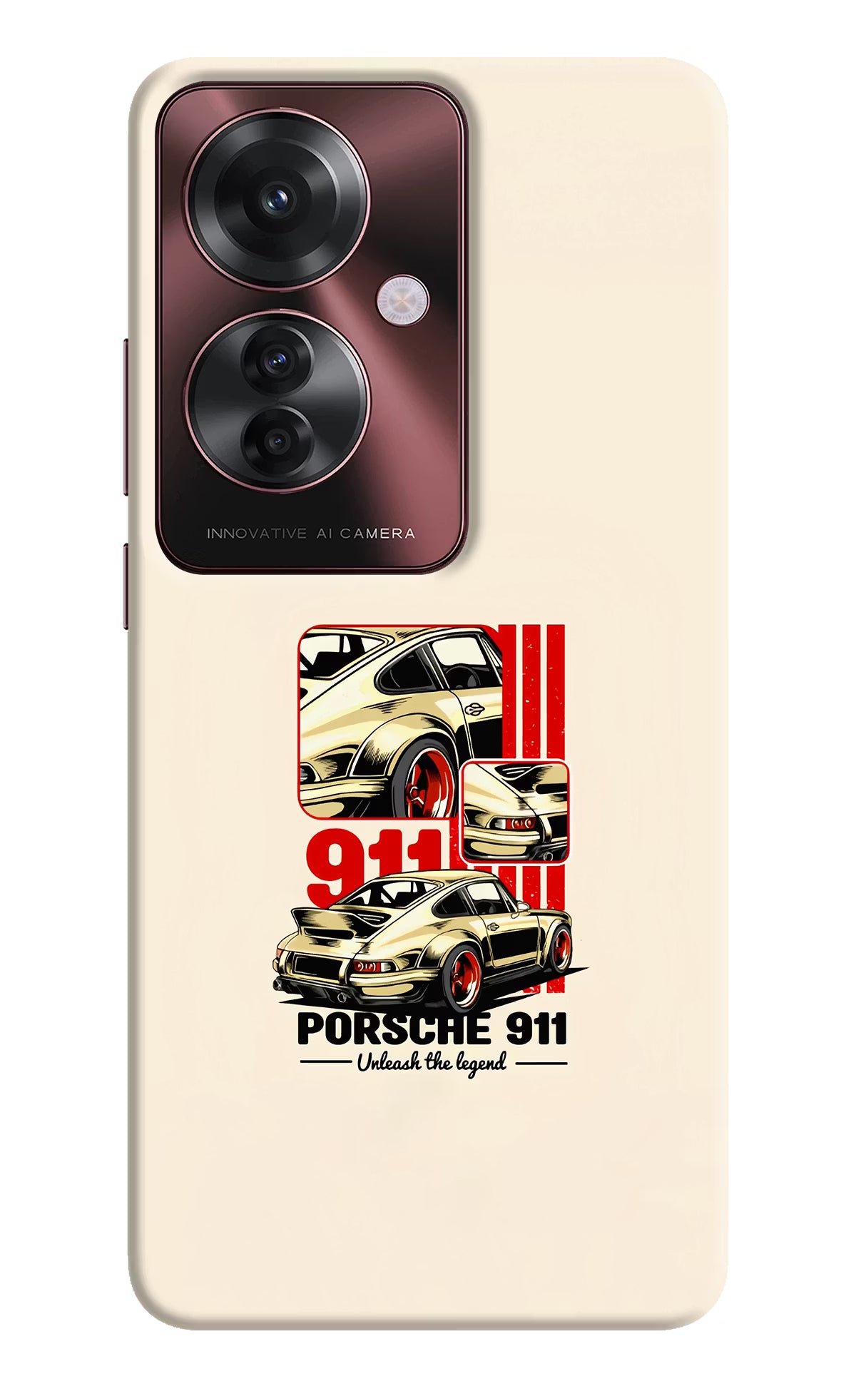 Classic Porsche 911 Oppo F25 Pro 5G Hard Case Back Cover by Casekaro