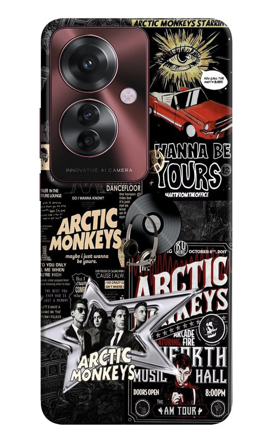 Arctic Monkeys Oppo F25 Pro 5G Hard Case Back Cover by Casekaro
